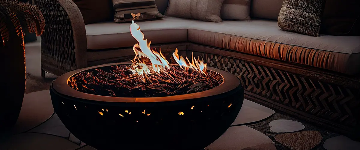 Unique Fire Pit With Visual Interest​