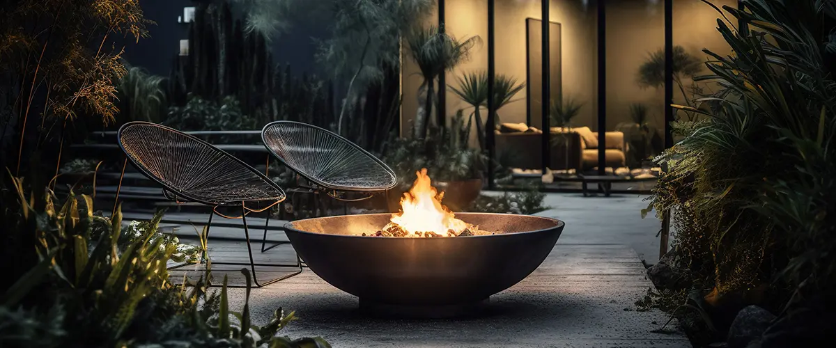 Wood-Burning Fire Bowl​