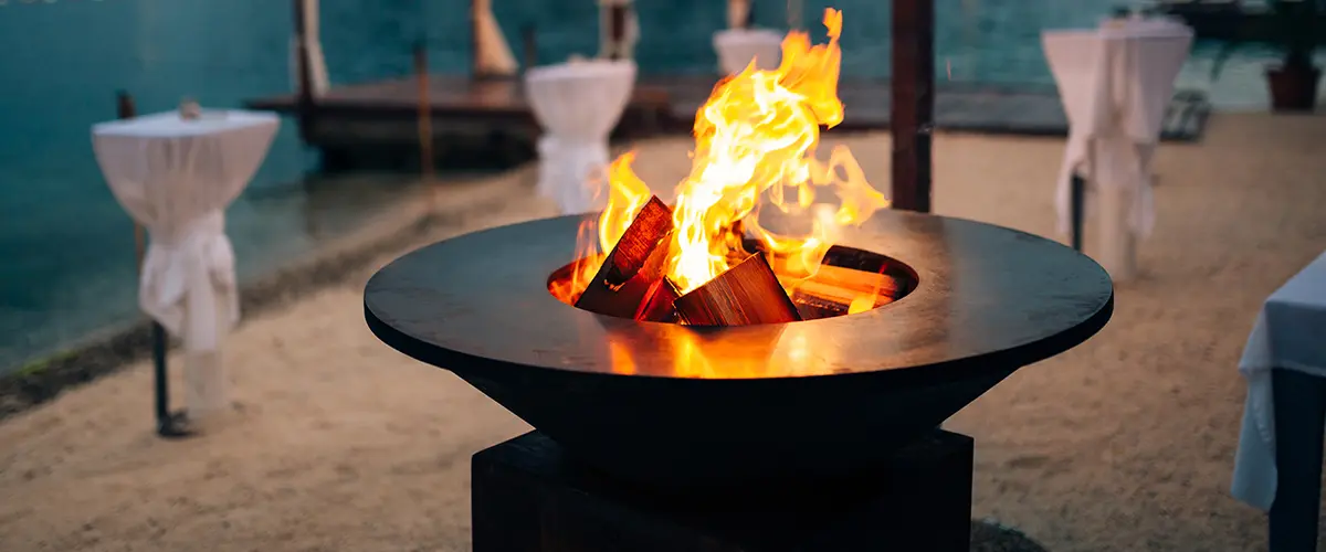 metal fire pit