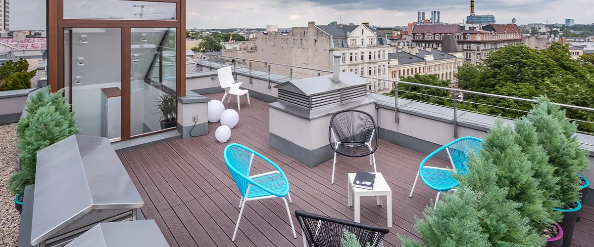 rooftop deck modern