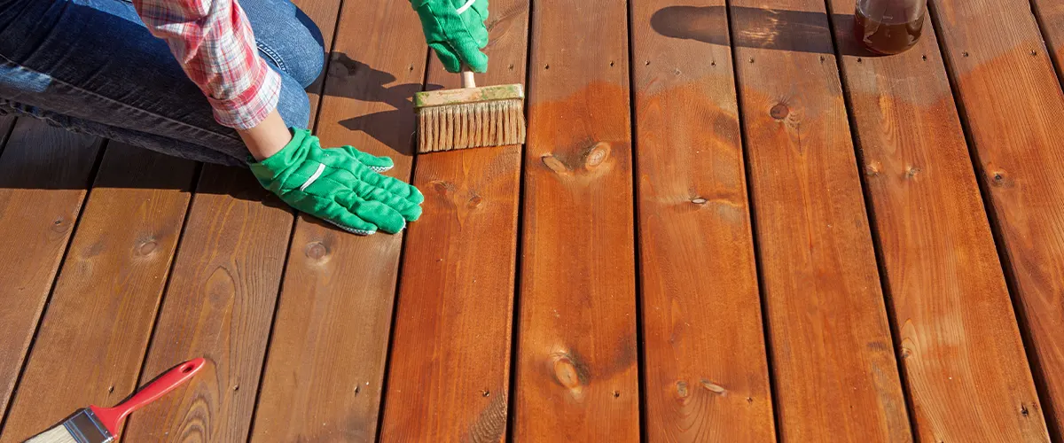 preparing deck for waterproofing