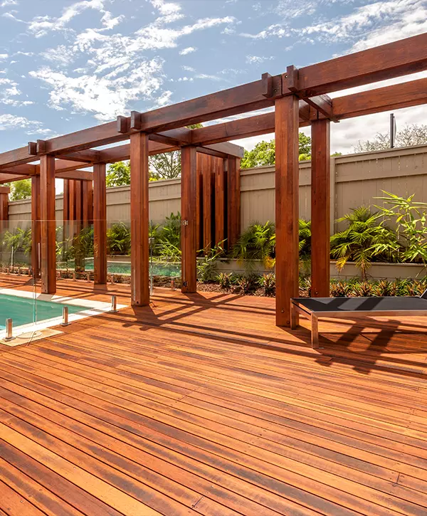 deck replacement cost, serene poolside exotic deck