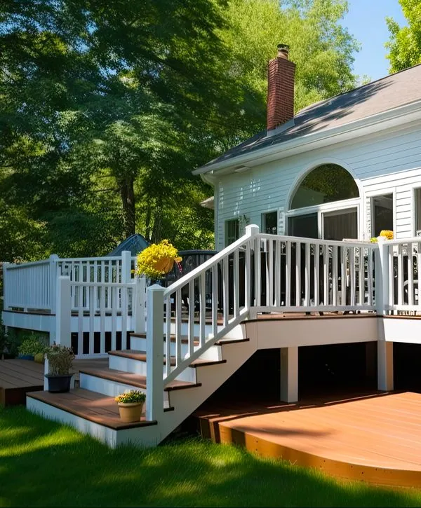 Deck Stair & Handrail Upgrades